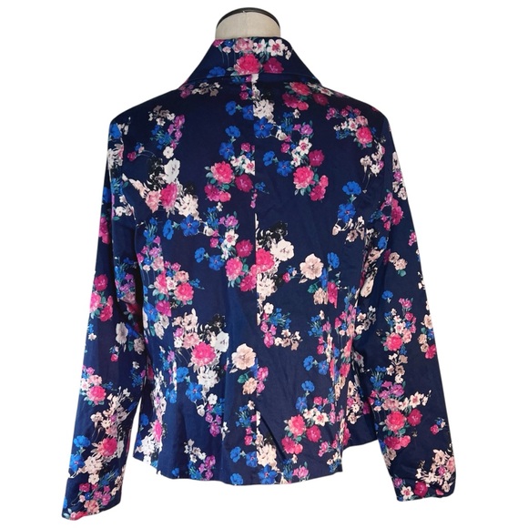 torrid Dark Floral Blazer Size 1X Whimsigoth Fairy Grunge Dark Romantic … - Picture 3 of 7